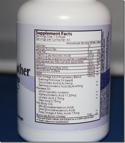 joint smoother ingredients glucosamine